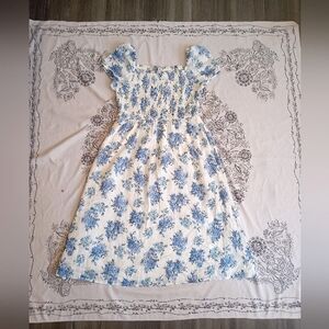 LOFT - Blue & White Floral dress